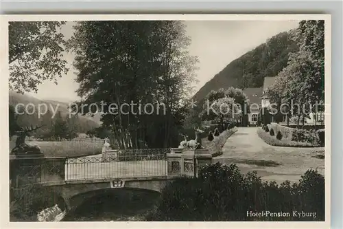 AK / Ansichtskarte Guenterstal_Freiburg Hotel Pension Kyburg Guenterstal_Freiburg