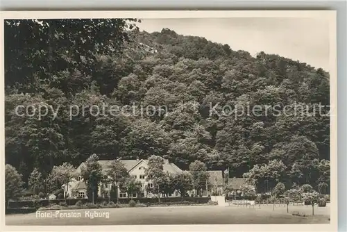 AK / Ansichtskarte Guenterstal_Freiburg Hotel Pension Kyburg Guenterstal_Freiburg