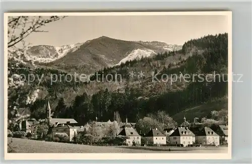 AK / Ansichtskarte Guenterstal_Freiburg mit Schauinsland Guenterstal_Freiburg