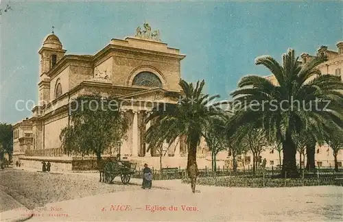 AK / Ansichtskarte Nice_Alpes_Maritimes Eglise du Voeu Nice_Alpes_Maritimes