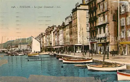AK / Ansichtskarte Toulon_Var Quai Cronstadt Toulon_Var