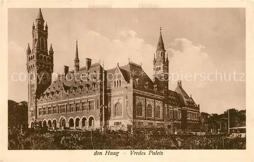 AK / Ansichtskarte Den_Haag Vredes Paleis Friedenspalast Den_Haag