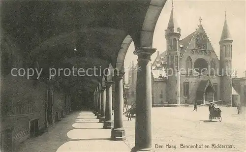 AK / Ansichtskarte Den_Haag Binnenhof en Ridderzaal Den_Haag