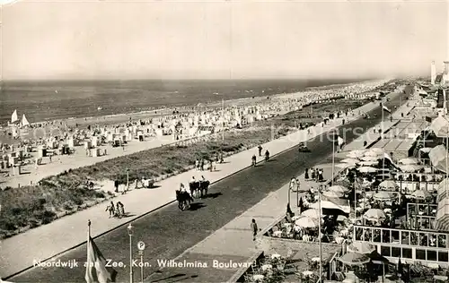 AK / Ansichtskarte Noordwijk_aan_Zee  Kon. Wilhelmina Boulevard Noordwijk_aan_Zee 