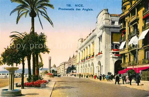 AK / Ansichtskarte Nice_Alpes_Maritimes Promenade des Anglais Nice_Alpes_Maritimes