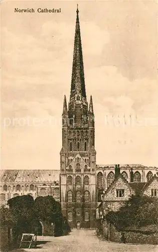 AK / Ansichtskarte Norwich_UK Cathedral Norwich_UK