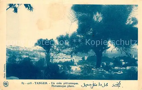 AK / Ansichtskarte Tanger_Tangier_Tangiers Un coin pittoresque Tanger_Tangier_Tangiers