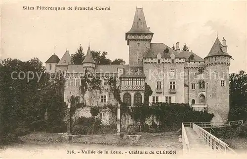 AK / Ansichtskarte Cleron Chateau Vallee de la Loue Cleron