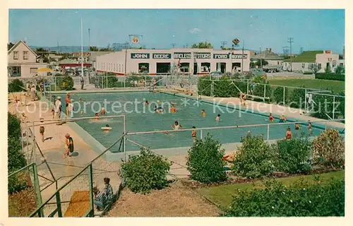 AK / Ansichtskarte Fort_Macleod Public Swimming Pool  Fort_Macleod