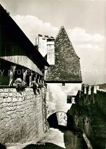AK / Ansichtskarte Burghausen_Salzach Burgsteig Burghausen Salzach