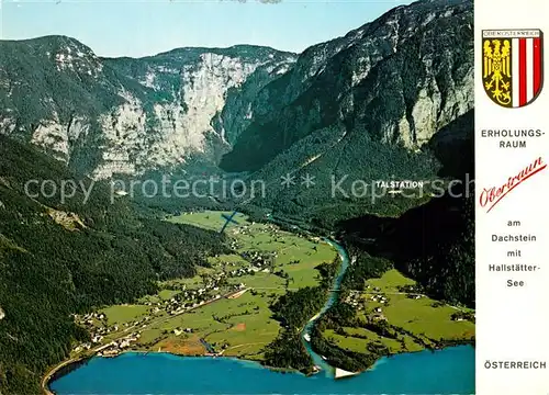 AK / Ansichtskarte Obertraun Fliegeraufnahme  Obertraun