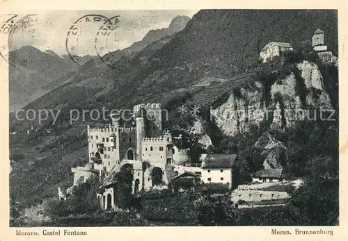 AK / Ansichtskarte Merano_Suedtirol Castel Fontana  Merano Suedtirol