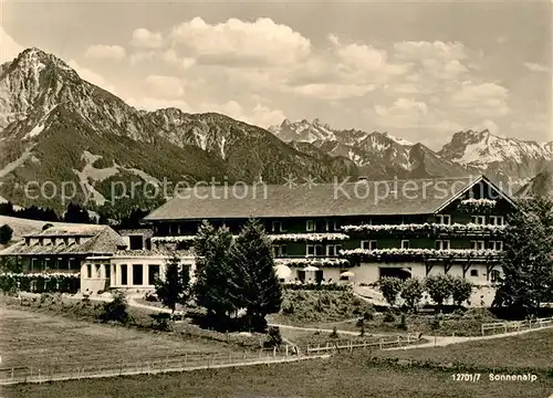 AK / Ansichtskarte Sonthofen_Oberallgaeu Sonnenalp  Sonthofen Oberallgaeu