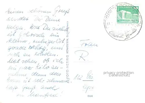 AK / Ansichtskarte Gohrisch  Gohrisch