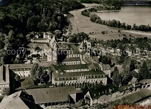 AK / Ansichtskarte Maria_Laach_Glees Abtei Fliegeraufnahme Maria_Laach_Glees