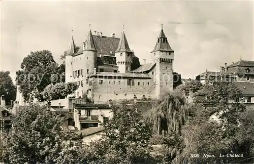 AK / Ansichtskarte Nyon_VD Chateau Nyon_VD