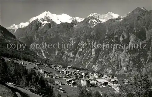 AK / Ansichtskarte Graechen_VS Weisshorn Bishorn Brunegghorn Graechen_VS