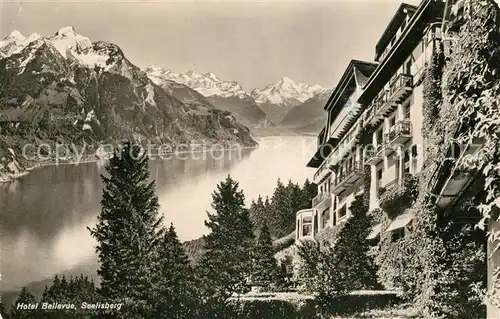 AK / Ansichtskarte Seelisberg_UR Hotel Bellevue Vierwaldstaettersee Seelisberg UR