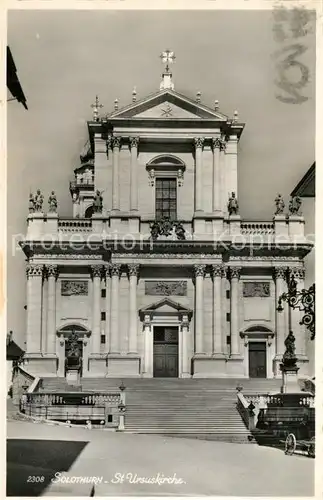 AK / Ansichtskarte Solothurn St. Ursuskirche Solothurn