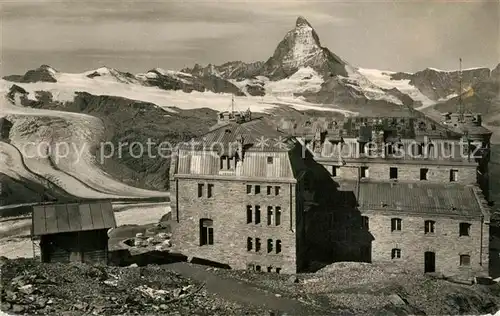 AK / Ansichtskarte Gornergrat_Zermatt Hotel Theodul Gletscher Matterhorn  Gornergrat Zermatt
