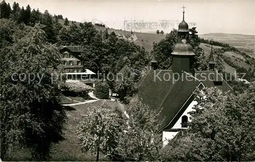 AK / Ansichtskarte Hergiswald Kurhaus und Wallfahrtskirche Hergiswald