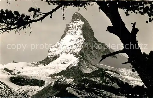 AK / Ansichtskarte Zermatt_VS Riffelalp Matterhorn Zermatt_VS