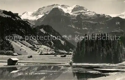 AK / Ansichtskarte Lenk_Simmental Lenkersee Lenk Simmental