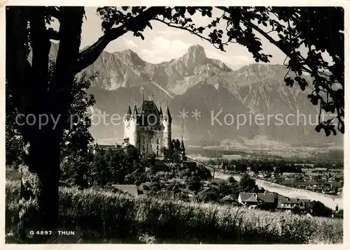 AK / Ansichtskarte Thun_BE Schloss Thun_BE