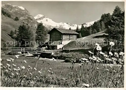 AK / Ansichtskarte Fextal Fartie mit Chapuetschin und Piz Tremoggia Fextal
