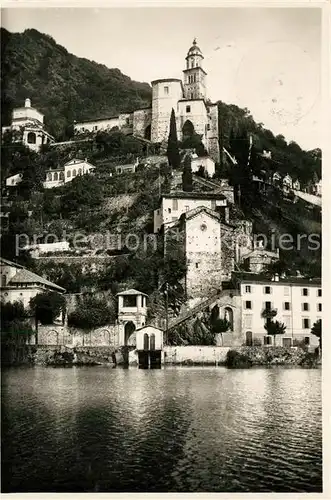 AK / Ansichtskarte Morcote_TI Chiesa Lago die Lugano Morcote_TI
