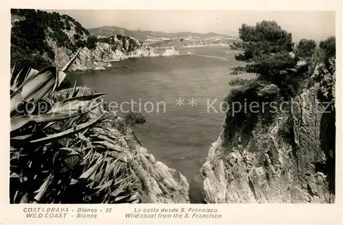 AK / Ansichtskarte Blanes La costa desde San Francisco Blanes