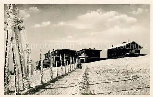 AK / Ansichtskarte Spindlermuehle_Spindleruv_Mlyn Berghotel Riesengebirge Winterimpressionen Spindlermuehle_Spindleruv