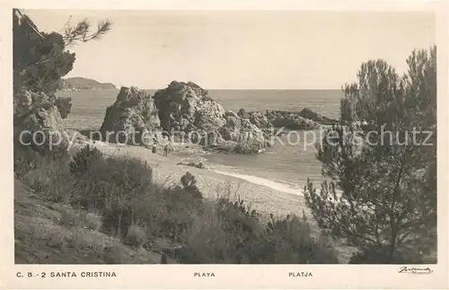 AK / Ansichtskarte Santa_Cristina_de_Aro Playa Strand Kueste Santa_Cristina_de_Aro