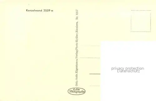 AK / Ansichtskarte Kanzelwand Almwiesen Almvieh Kuehe Landschaftspanorama Allgaeuer Alpen Kanzelwand