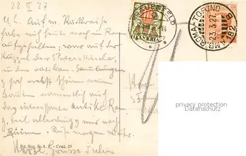 AK / Ansichtskarte Roma_Rom Piazza Colonna Roma_Rom