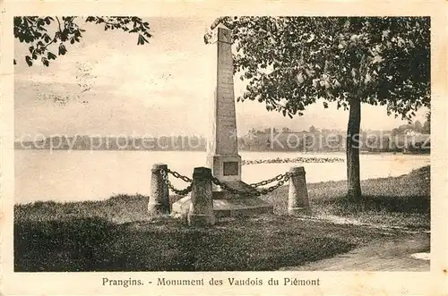 AK / Ansichtskarte Prangins Monument des Vaudois du Piemont Prangins