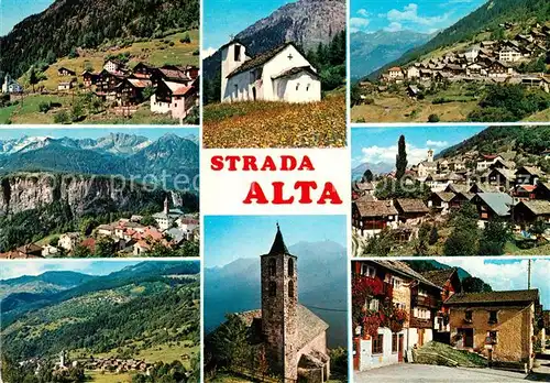 AK / Ansichtskarte Altanca Bergdoerfer entlang der Strada Alta Altanca