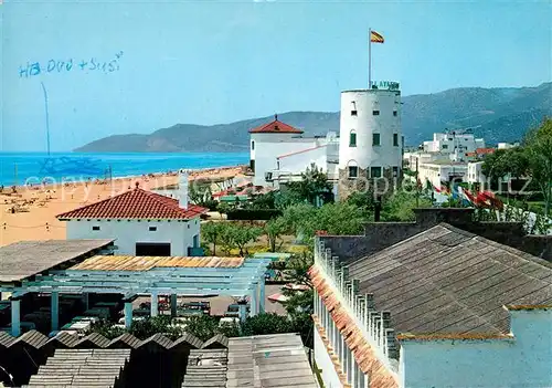 AK / Ansichtskarte Castelldefels Blick zum Strand Castelldefels