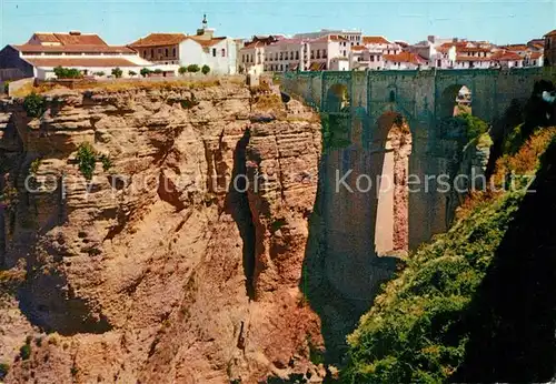 AK / Ansichtskarte Ronda Puente Nueva sobre el Tajo Ronda