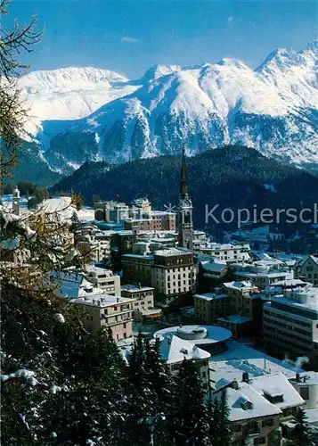 AK / Ansichtskarte St_Moritz_GR Wintersportplatz Alpenpanorama St_Moritz_GR