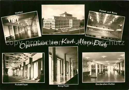 AK / Ansichtskarte Leipzig Opernhaus am Karl Marx Platz Leipzig
