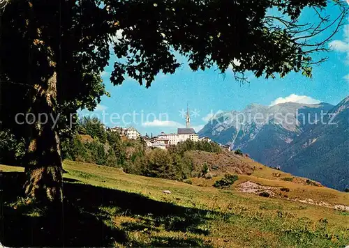AK / Ansichtskarte Sent Landschaftspanorama Unterengadin Alpen Sent