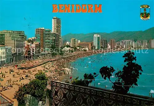 AK / Ansichtskarte Benidorm Playa Levante Strand Hotels Benidorm