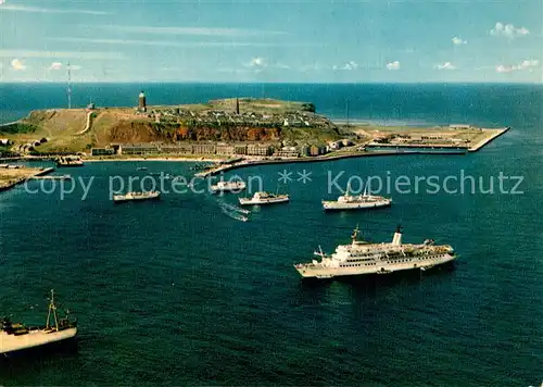 AK / Ansichtskarte Insel_Helgoland Fliegeraufnahme Insel_Helgoland