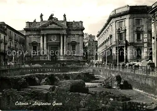 AK / Ansichtskarte Catania Anfiteatro Greco Griechisches Amphitheater Catania