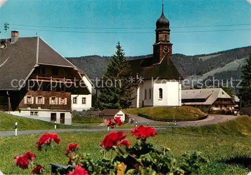 AK / Ansichtskarte Innerlehen St Johann Kirche Gasthof Pension Roessle Innerlehen