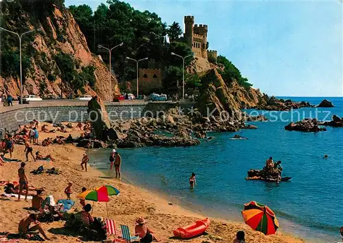 AK / Ansichtskarte Lloret_de_Mar La Playa Strand Lloret_de_Mar