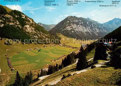 AK / Ansichtskarte Steg_Liechtenstein Panorama Kurort im Saminatal Alpen Steg_Liechtenstein