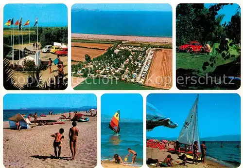 AK / Ansichtskarte San_Pedro_Pescador Camping Aquarius Strand Windsurfen San_Pedro_Pescador