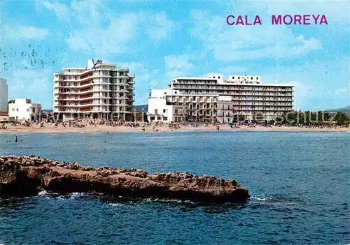 AK / Ansichtskarte Cala_Moreya Strand Hotels Cala_Moreya